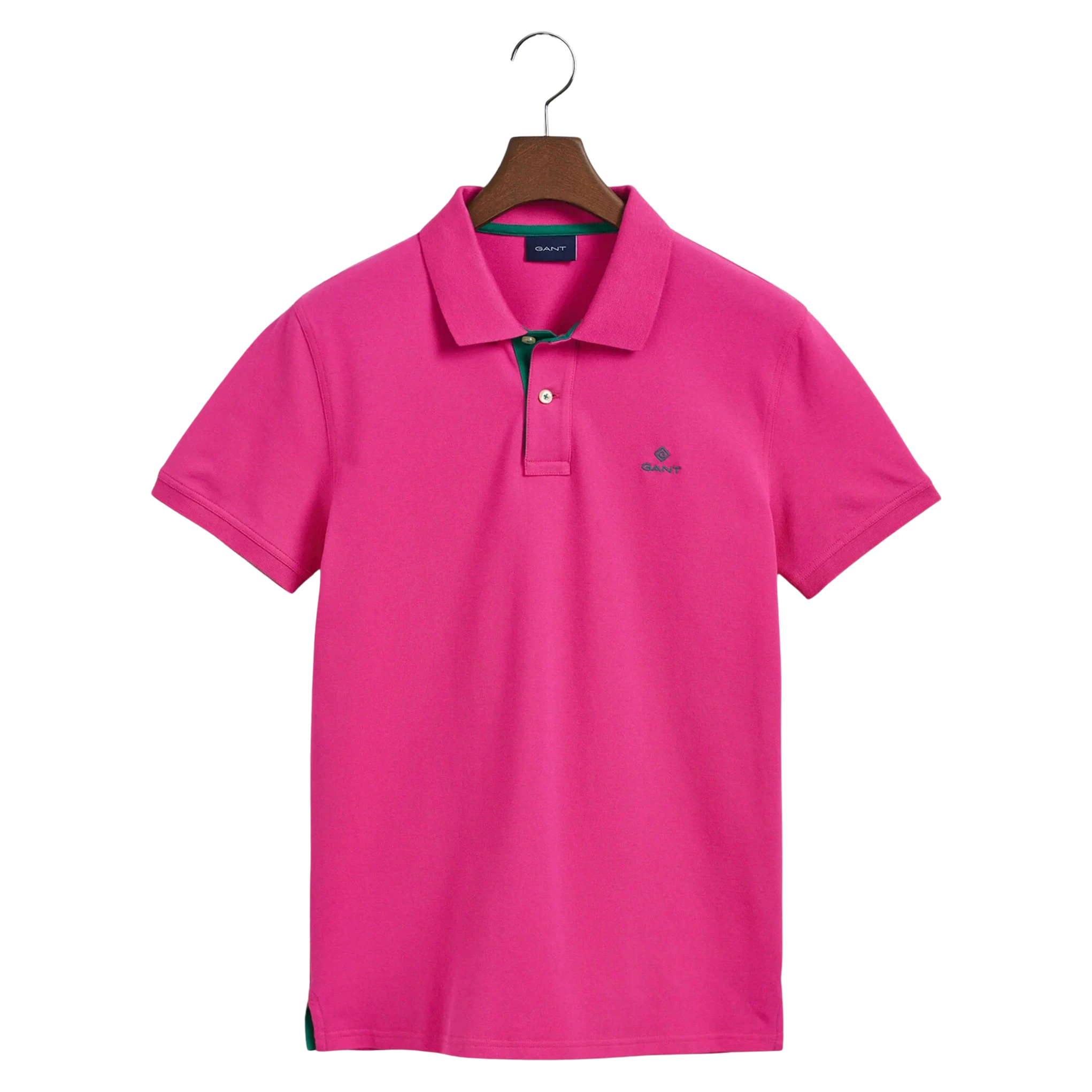 Contrast collar pique ss rugger hot sale