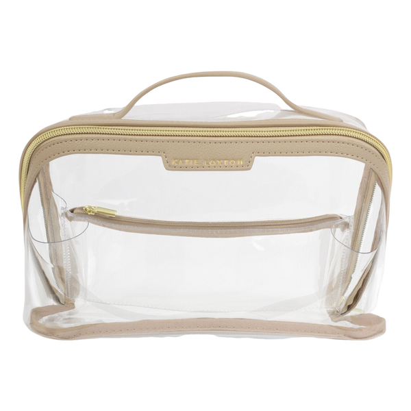 Katie Loxton Clear Make Up And Wash Bag - Large