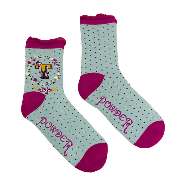 Powder A-Z Ankle Socks for Women