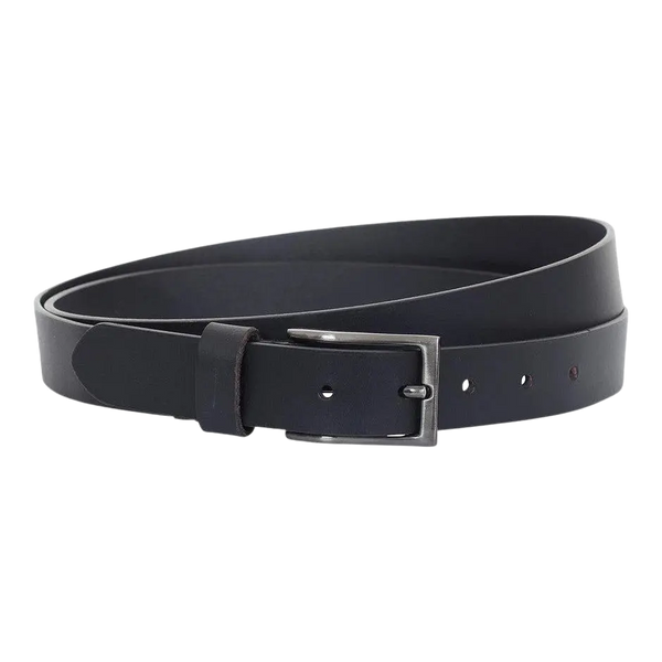 Oxford Leathercraft Charles Smith 30mm Leather Belt for Men in Black (46-60)