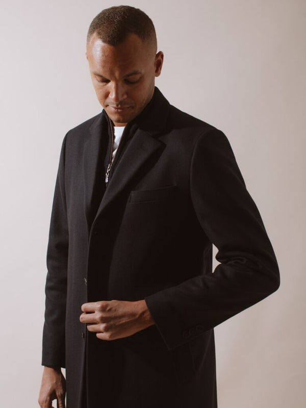 William David Cashmere Blend Overcoat