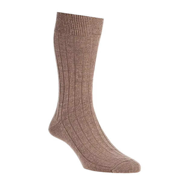 HJ Hall HJ160/2 Executive Socks in Taupe