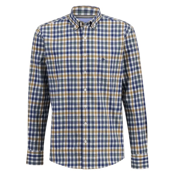 Fynch-Hatton Long Sleeve Check Shirt for Men