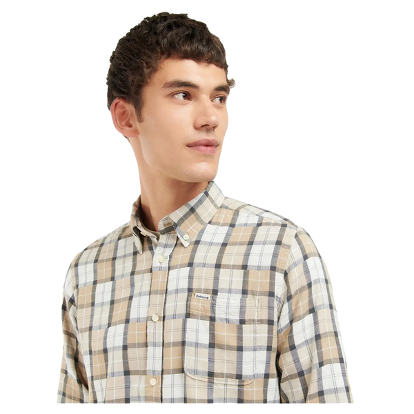 Barbour Patch Tailored Long Sleeve Shirt for Men