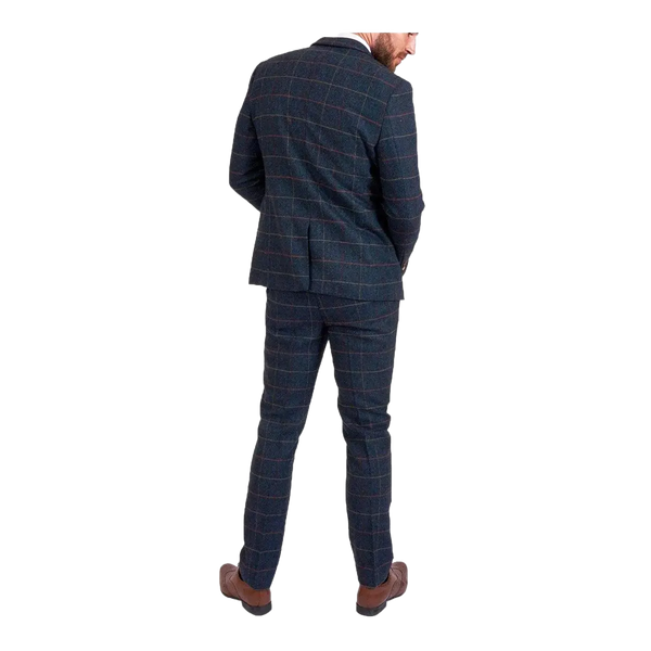 Marc Darcy Eton Three Piece Tweed Suit for Men