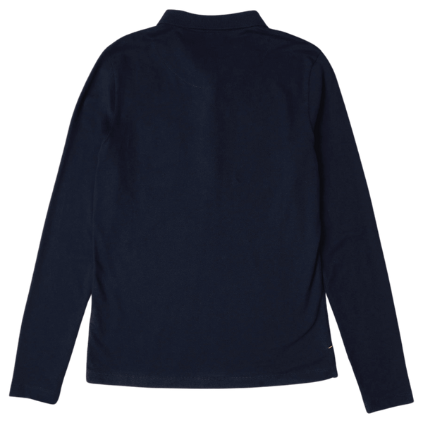 Holland Cooper Long Sleeve Crest Polo Shirt