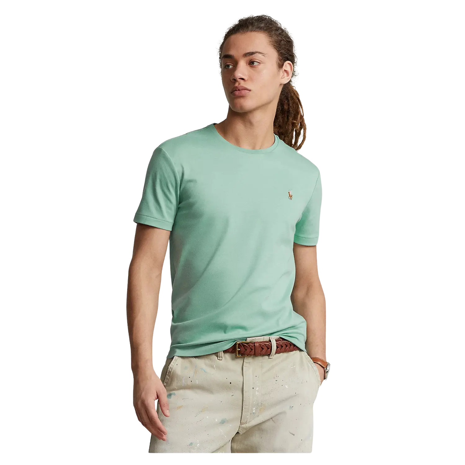 Mint green ralph lauren top t shirt