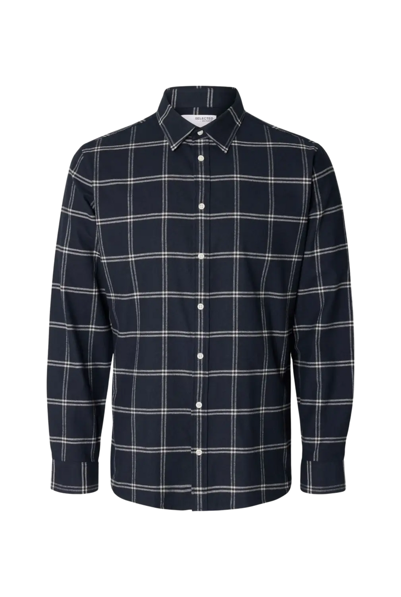 Selected Owen Flannel Long Sleeve Shirt For Men Coes
