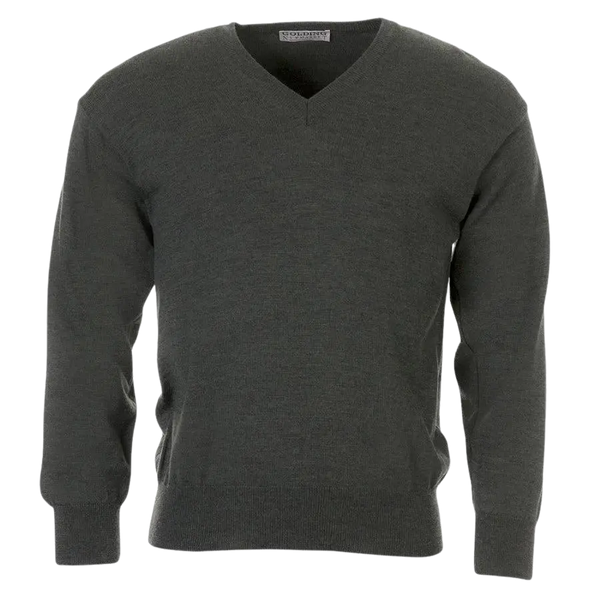 Golding V-Neck Pullover in Fern