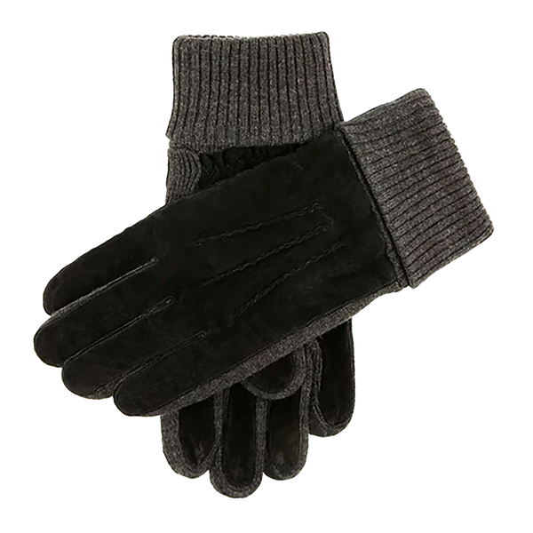 Dents Kendal Suede Gloves with Acrylic Cuffs for Men