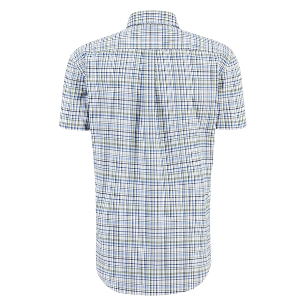 Fynch-Hatton Short Sleeve Multi Check Shirt for Men