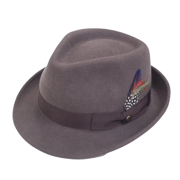 Stetson Elkader Trilby Hat for Men in Tan