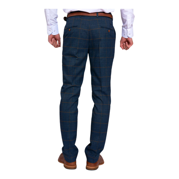 Marc Darcy Jenson Check Suit Trouser for Men