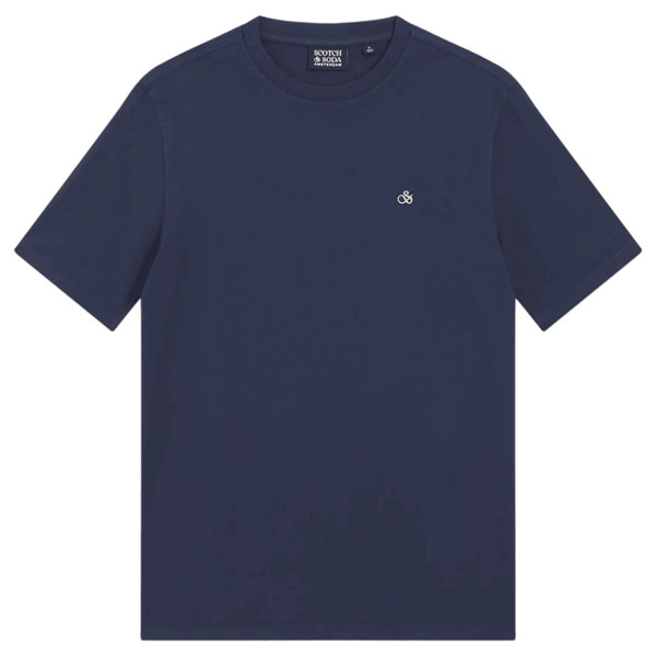 Scotch & Soda Garment Dyed Crew Neck T-Shirt for Men