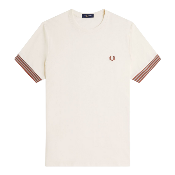 Fred Perry Striped Cuff T-Shirt