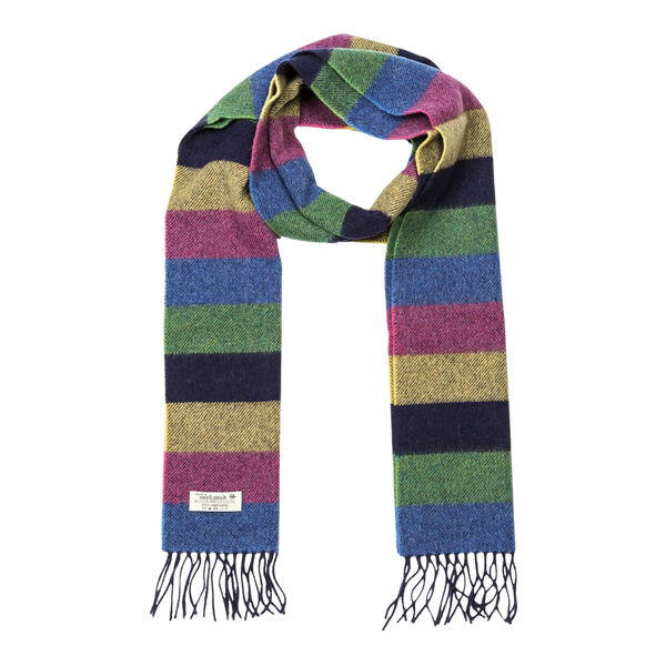 John Hanly Irish Wool Scarf Long Length for Men