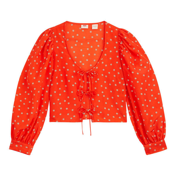 Levi's Fawn Tie Blouse