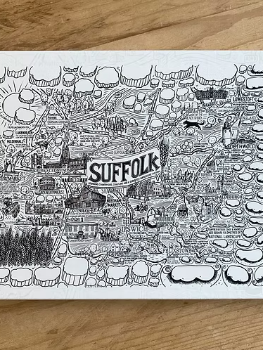 James Illustrates Suffolk Hand Drawn Puzzle