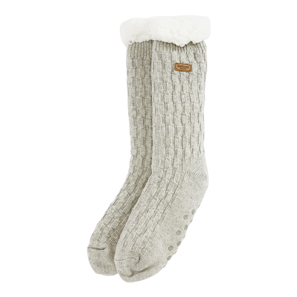 Barbour Cable Knit Lounge Socks