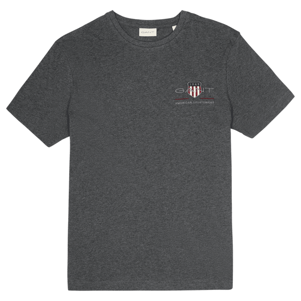 GANT Regular Archive Shield Embroidered Short Sleeve T-Shirt