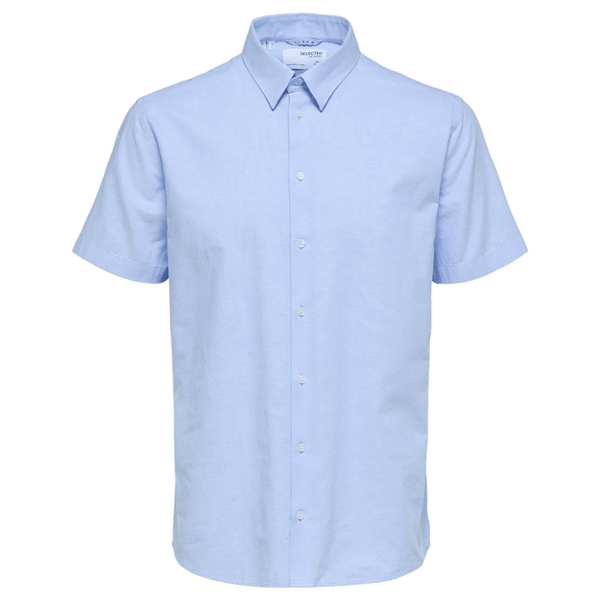 Selected Classic Linen Short Sleeve Shirt for Men