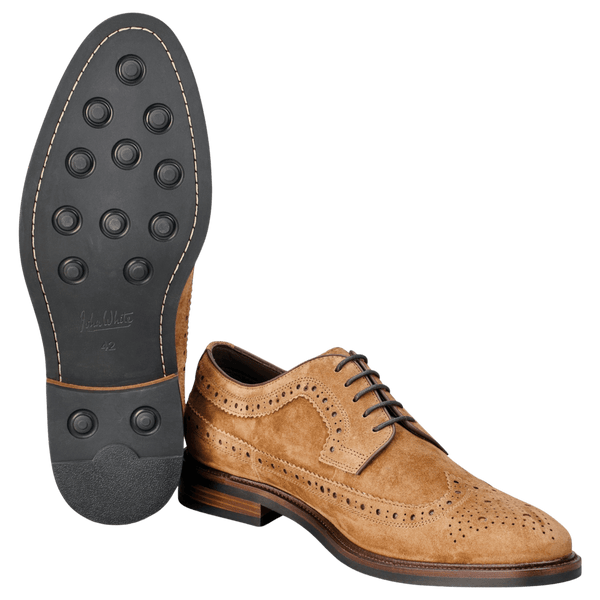 John White Hogarth Suede Brogue Shoe