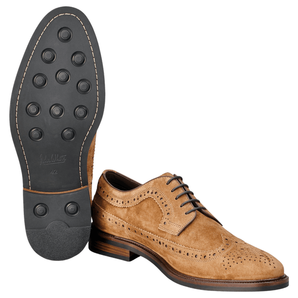 John White Hogarth Suede Brogue Shoe for Men