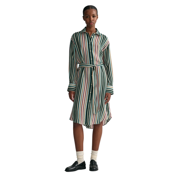 GANT Relaxed Multi Striped Shirt Dress