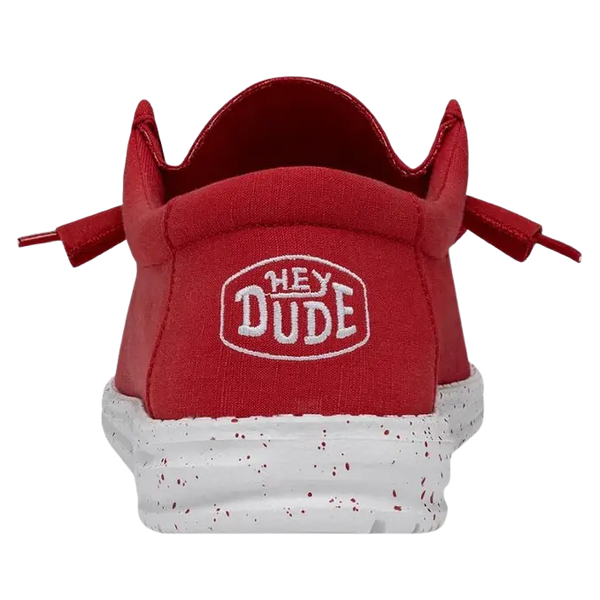 Hey Dude Shoes Wally Slub Canvas Shoe for Men