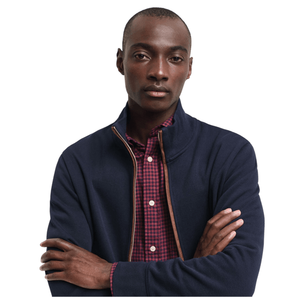 GANT Sacker Rib Full Zip Cardigan