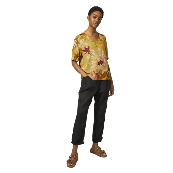 White Stuff Kate Linen Blend Top