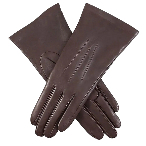 Dents Isabelle Cashmere Lined Hairsheep Leather Gloves for Women in Mocca