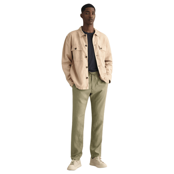 GANT Relaxed Linen Drawstring Trousers