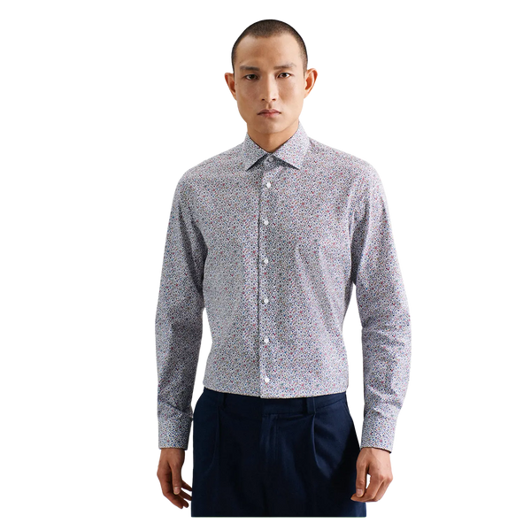 Seidensticker Long Sleeve Regular Fit Printed Shirt for Men