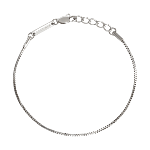 Bartlett Box Chain 1.2mm Bracelet