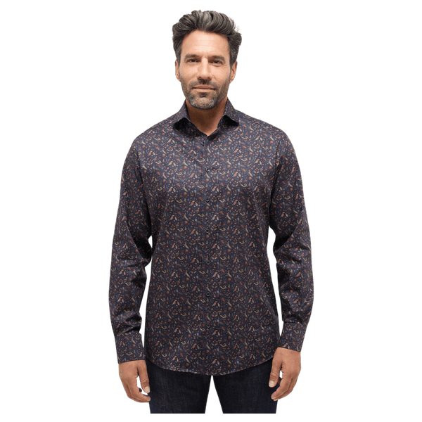 Eterna Floral Long Sleeve Shirt for Men