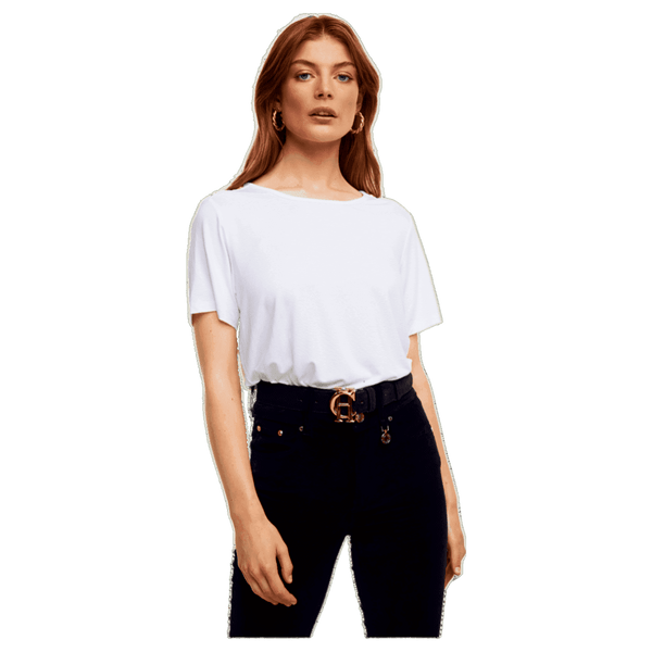 Holland Cooper Relax Fit Vee Neck Tee