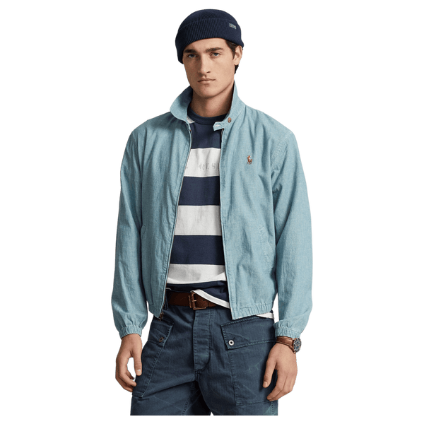 Polo Ralph Lauren Bayport Chambray Windbreaker Jacket for Men