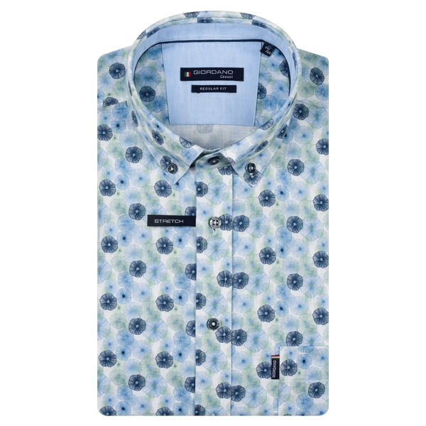 Giordano Dandelion Print Short Sleeve Shirt