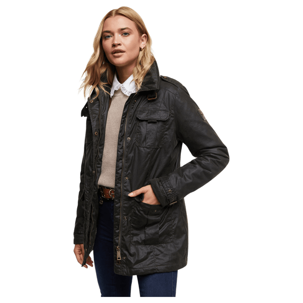 Holland Cooper Alma Waxed Artillery Jacket for Women