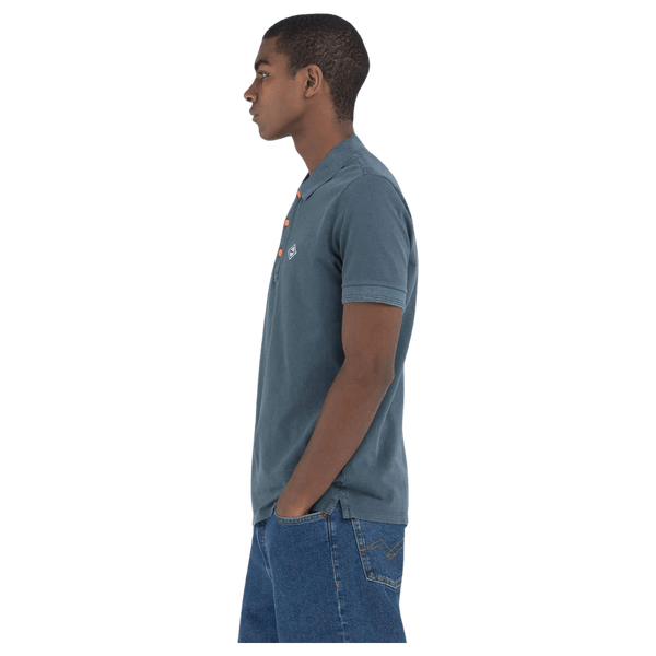 Replay Garment Dyed Cotton Polo Shirt