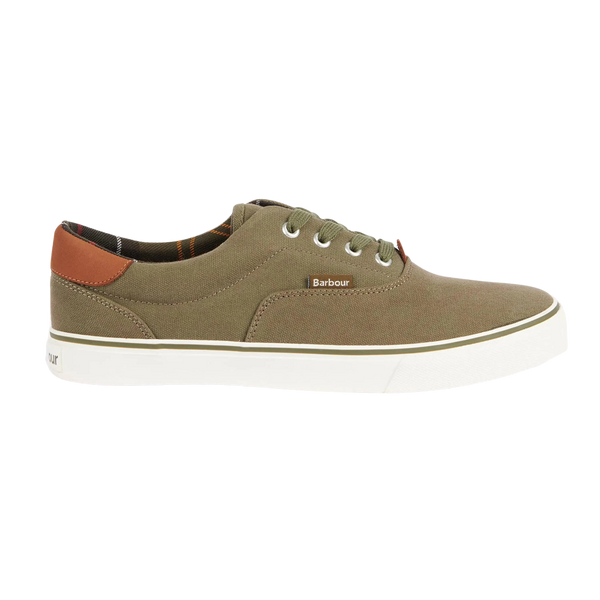 Barbour Leonard Canvas Trainer Shoes for Men