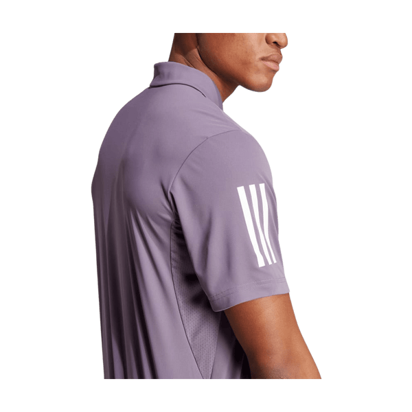 Adidas Club 3 Stripe Tennis Polo Shirt