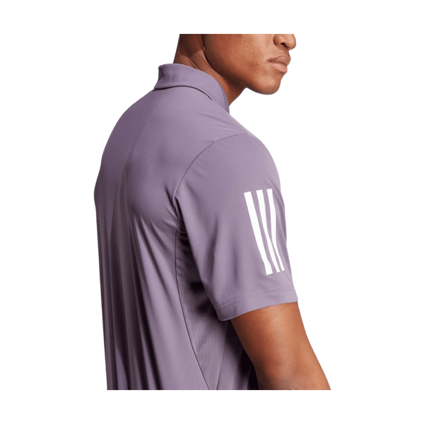 Adidas Club 3 Stripe Tennis Polo Shirt for Men