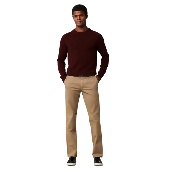 Meyer Roma Soft Cotton Chino In Pale Beige for Men