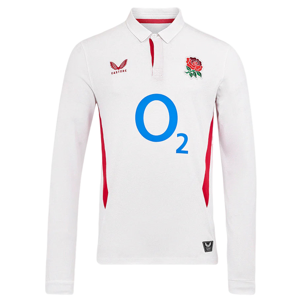 Castore England Home Classic Long Sleeve Rugby Shirt