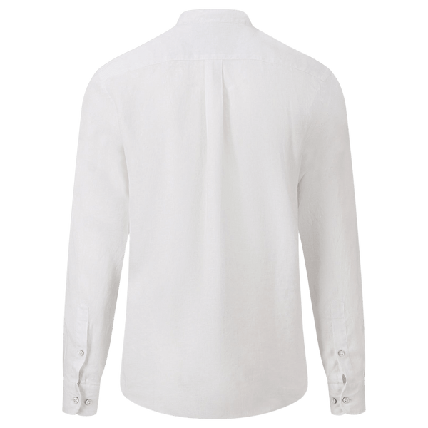 Fynch-Hatton Collarless Linen Shirt