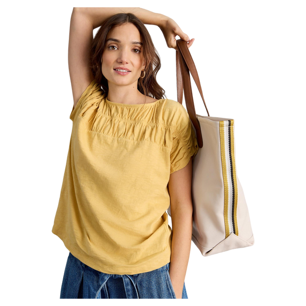 White Stuff Rachel Ruched Tee