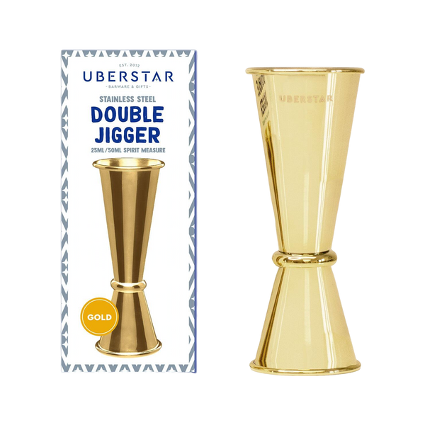 Uberstar Double Jigger Stainless Steel Spirit Measure