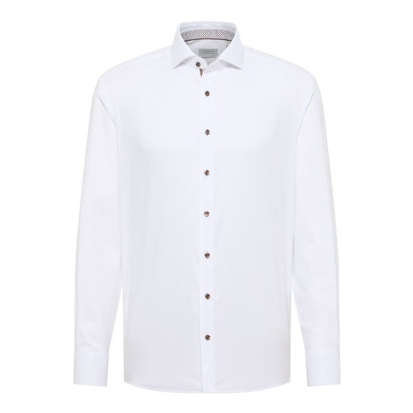 Eterna Modern Fit Textured Shirt